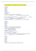 CNA Skills Test Utah &lpar;All Correctly Answered&rpar;