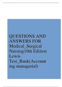 Chapter 01: Professional Nursing Practice Lewis: Medical-Surgical Nursing, 10th Edition