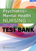 PSYCHIATRIC-MENTAL HEALTH NURSING 8TH EDITION VIDEBECK TEST BANK