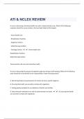 ATI & NCLEX REVIEW Questions With Answers