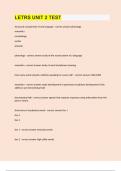 LETRS UNIT 2 TEST&vert;2023&sol;24 UPDATE&vert;GRADED A&plus;