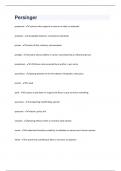Persinger Questions And Answers
