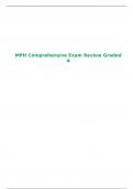 MPH Comprehensive Exam Review Graded A