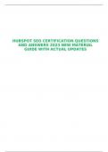HUBSPOT SEO CERTIFICATION QUESTIONS AND ANSWERS 2023 NEW MATERIAL GUIDE WITH ACTUAL UPDATES
