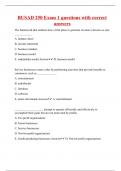 BUSAD 250 Exam 1 questions with correct answers