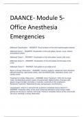 DAANCE- Module 5- Office Anesthesia  Emergencies