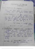 Bachelor of science.  Chemistry notes of ist year   easy hand understood hand written notes 