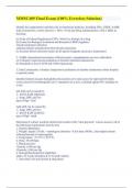 MMSC409 Final Exam &lpar;100&percnt; Errorless Solution&rpar;