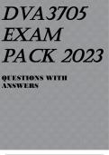 DVA3705 EXAM PACK 2023