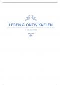 Leerdoelen samenvatting Leren & Ontwikkelen, CIJFER: 8,2