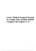Introduction to Medical-Surgical Nursing Practice in Canada Lewis: Medical-Surgical Nursing in Canada, 4th Canadian Edition WITH COMPLETE ANSWERS RATED A+ 2023|2024 UPDATE