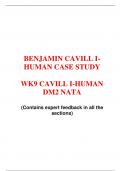 BENJAMIN CAVILL I-HUMAN CASE STUDY  WK9 CAVILL I-HUMAN DM2 NATA  (Contains expert feedback in all the sections)