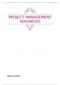 Project management advanced