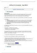 Inleiding tot de antropologie &lpar;16&sol;20 eerste zit&rpar; 
