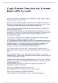 Cogito Review Questions And Answers Rated 100&percnt; Correct&excl;&excl;
