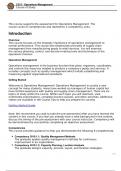 C215 Operations Management Study Course pdf