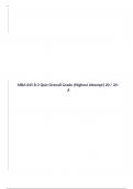 MBA 645 8-2 Quiz Overall Grade &lpar;Highest Attempt&rpar; 20 &sol; 20 - A