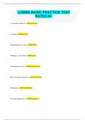 CCBMA BASIC PRACTICE TEST RATED A&plus;