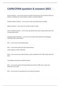 CAPA&sol;CPAN question & answers 2023&vert;2024 LATEST UPDATE RATED A&plus;