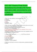 NSG 527 Theory Final Exam Questions EXAM BRAND NEW&excl;&excl; 2023-2024 &lpar;200&plus; QUESTIONS AND CORRECT ANSWERS&rpar; VERIFIED ANSWERS