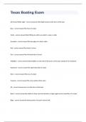 Texas Boating Exam 2023 with 100&percnt; correct answers
