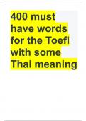 400 must have words for the Toefl with some Thai meaning with correct answers 100%
