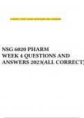 NSG 6020 WEEK 3 QUESTIONS AND ANSWERS 2023/2024 (ALL CORRECT)