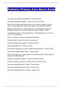 Pediatric Primary Care Burns Exam