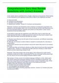 Comprehensive Gero Hesi Review Questions with correct Answers