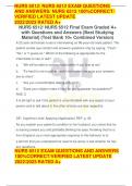 NURS 6512&sol; NURS 6512 EXAM QUESTIONS AND ANSWERS&sol; NURS 6512 100&percnt;CORRECT&sol; VERIFIED LATEST UPDATE 2022&sol;2023 RATED A&plus;