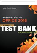 Test Bank For Shelly Cashman Series&reg; Microsoft&reg; Office 365 & Office 2016&colon; Advanced - 1st - 2017 All Chapters - 9781305870406