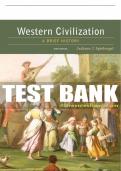 Test Bank For Western Civilization&colon; A Brief History - 9th - 2017 All Chapters - 9781305633469