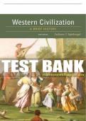 Test Bank For Western Civilization: A Brief History - 9th - 2017 All Chapters - 9781305633469