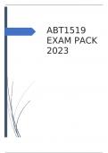 ABT1519 EXAM PACK 2023
