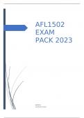 AFL1502 EXAM PACK 2023.