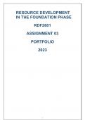 RDF2601 portfolio assignment 3 2023