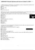 ARDMS RVT Practice Questions and Answers (Graded A+) 2023