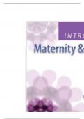 INTRODUCTORY  MATERNITY AND  PEDIATRIC NURSING 4TH  EDITION HATFIELD  TESTBANK