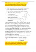 NURS 3356 Medical-Surgical Exam - Version B Questions And Answers Latest Update 2023 Guaranteed Success &lpar;with correct answers&rpar;