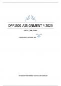 DPP1501 ASSIGNMENT 4 2023 -YEAR MODULE 