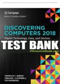 Test Bank For Discovering Computers ©2018: Digital Technology, Data, and Devices - 16th - 2018 All Chapters - 9781337285100