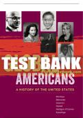 Test Bank For Global Americans: A History of the United States - 1st - 2018 All Chapters - 9780618833108