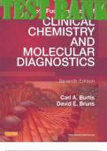 TEST BANK for Tietz Fundamentals of Clinical Chemistry and Molecular Diagnostics 7th Edition by Burtis Carl and Bruns David. ISBN-13 978-1455741656, ISBN 9780323292061. (Complete 50 Chapters)