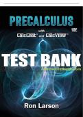 Test Bank For Precalculus - 10th - 2018 All Chapters - 9781337271073