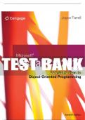 Test Bank For Microsoft Visual C#: An Introduction to Object-Oriented Programming - 7th - 2018 All Chapters - 9781337102100