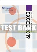 Test Bank For Illustrated Microsoft® Office 365® & Excel 2019 Comprehensive - 1st - 2020 All Chapters - 9780357025703