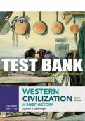 Test Bank For Western Civilization&colon; A Brief History&comma; Volume II since 1500 - 10th - 2020 All Chapters - 9780357026748