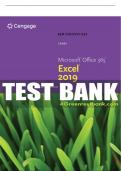 Test Bank For New Perspectives Microsoft® Office 365® & Excel 2019 Comprehensive - 1st - 2020 All Chapters - 9780357025765