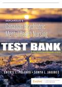 Test Bank For Varcarolis's Canadian Psychiatric Mental Health Nursing, 3rd - 2023 All Chapters - 9780323778794