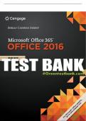 Test Bank For Shelly Cashman Series® Microsoft® Office 365 & Office 2016: Brief - 1st - 2017 All Chapters - 9781305870055